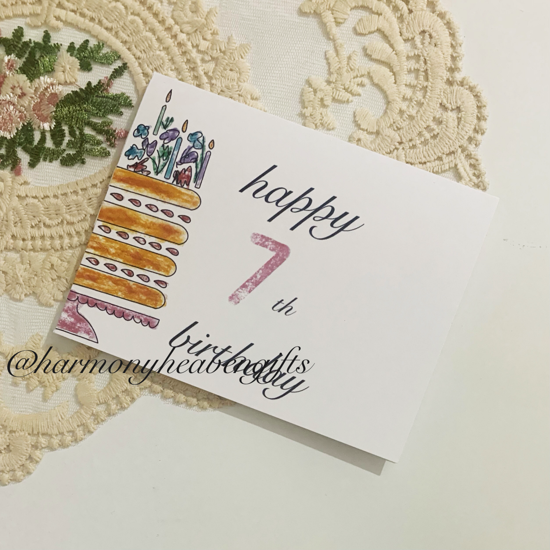 Birthday Cake Birthday Card