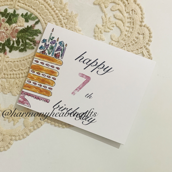 Birthday Cake Birthday Card