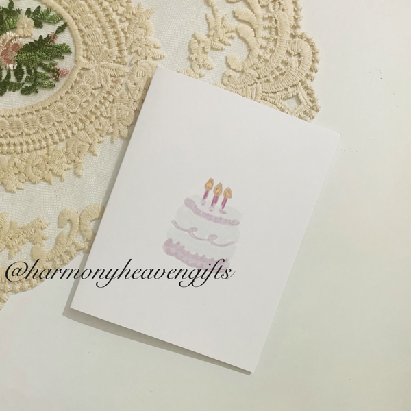 It Girl Cake Birthday Card