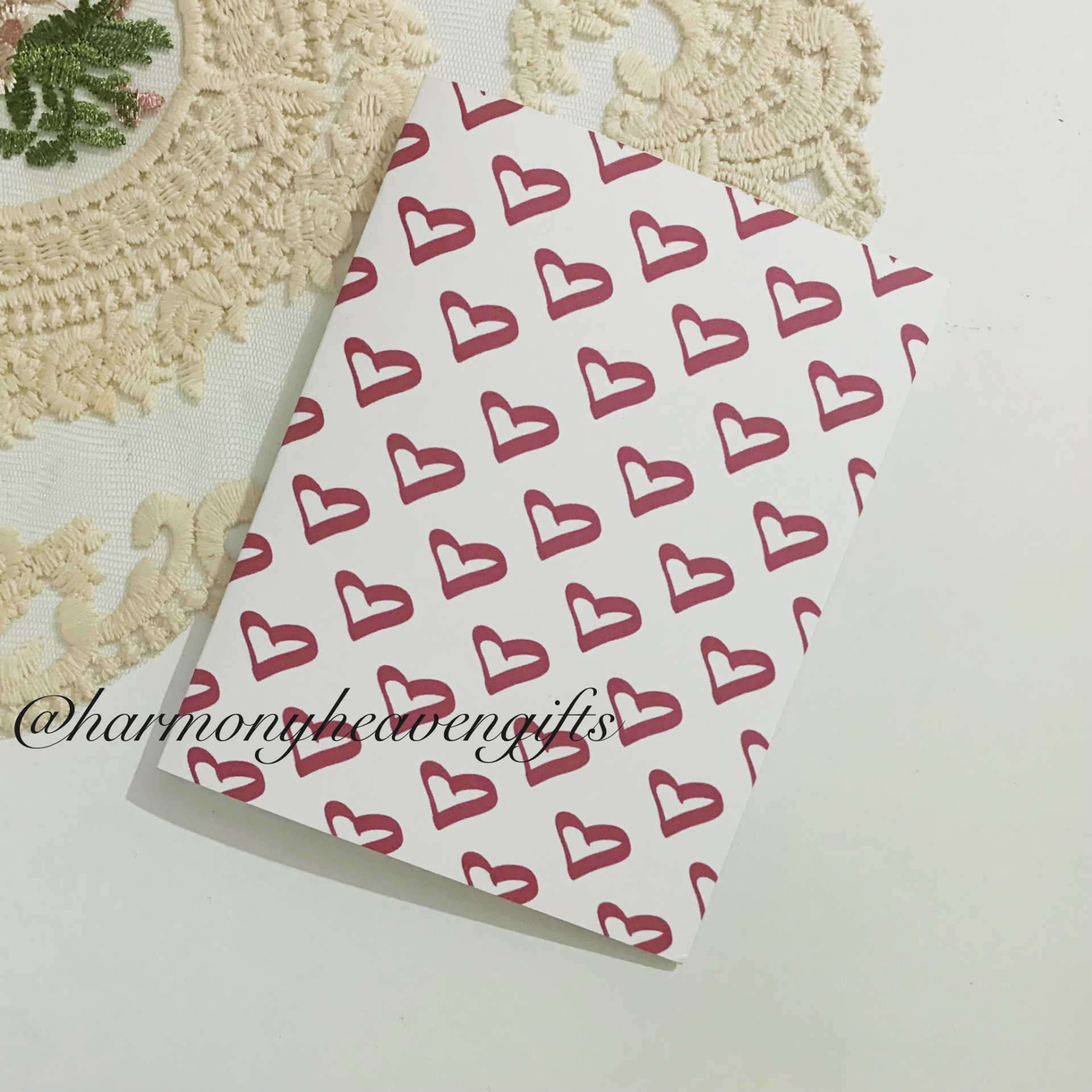 Classic Heart Pattern Romantic Card