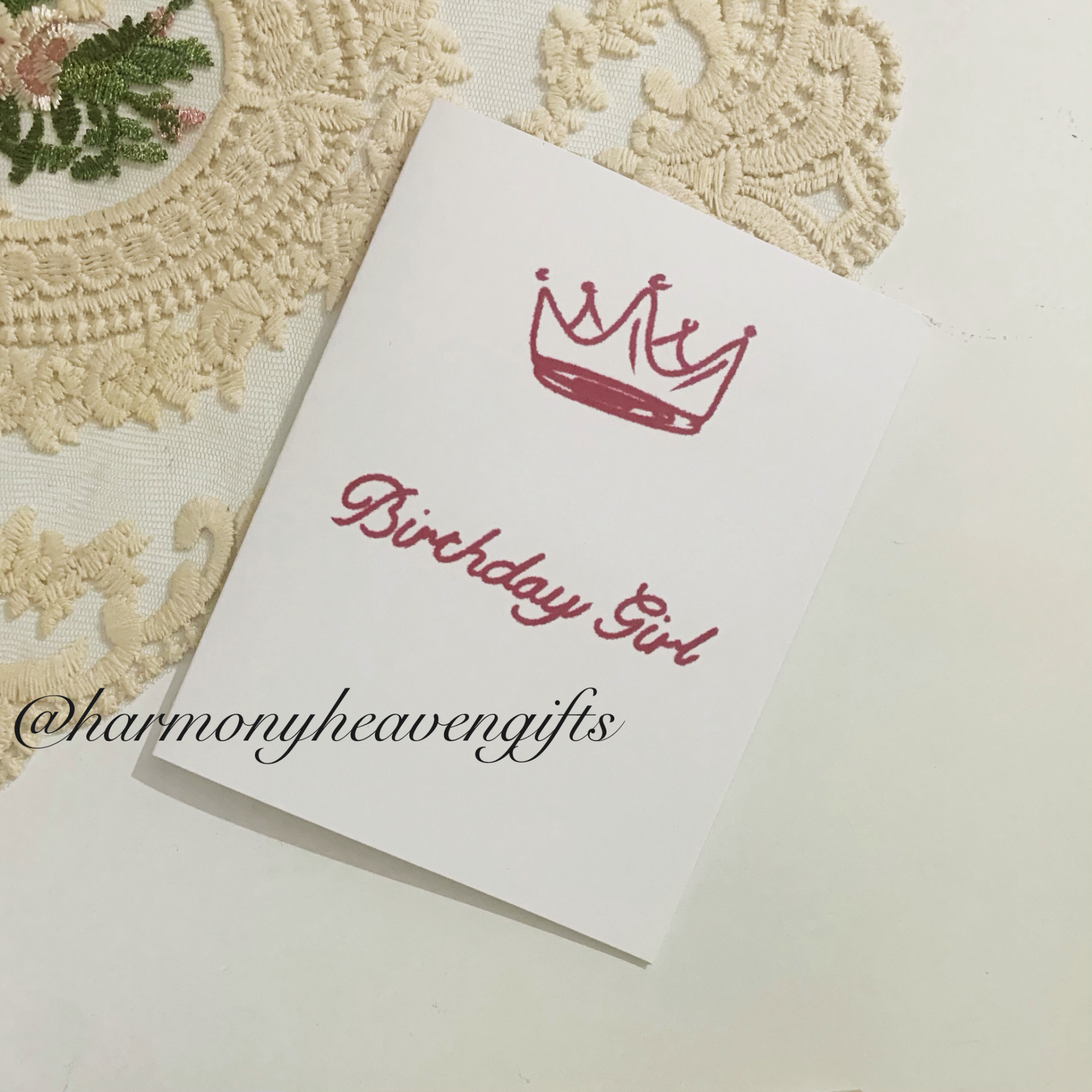 Crown Birthday Card