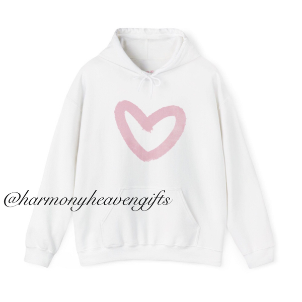 Pink Heart Hoodie