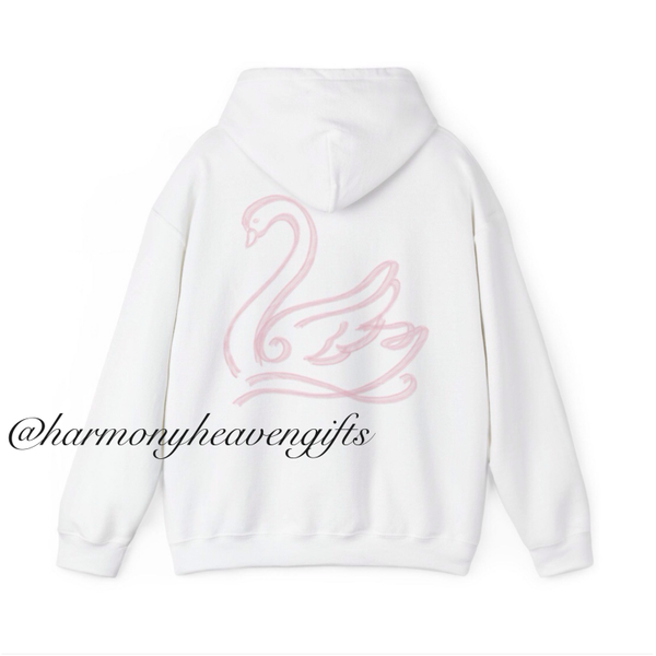 Pink Swan Hoodie