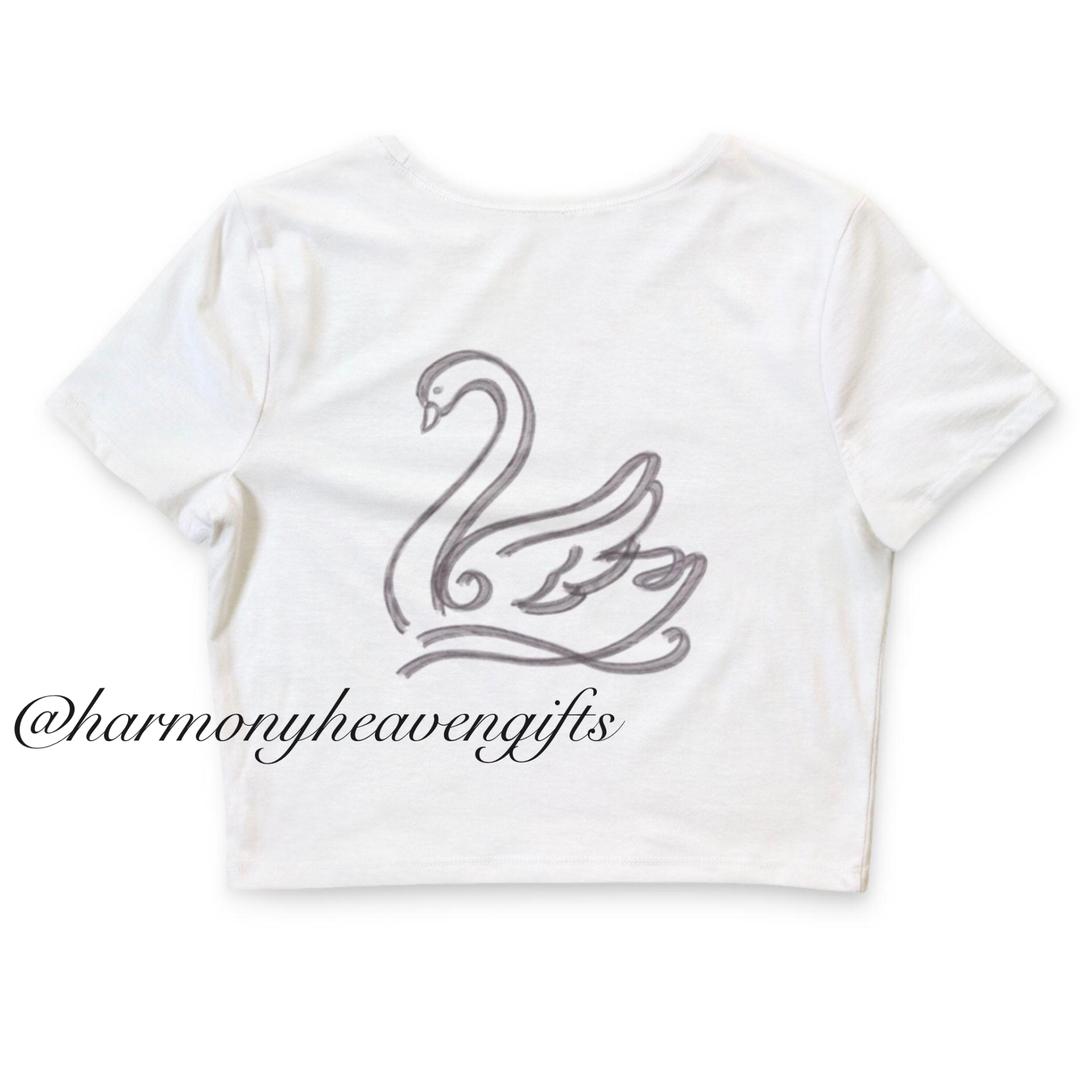 Black Swan Crop Tee