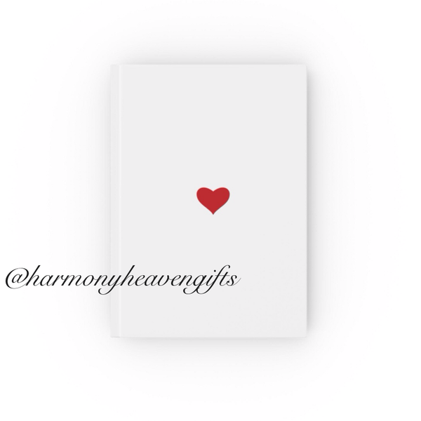 Red Heart Hard Backed Journal Blank