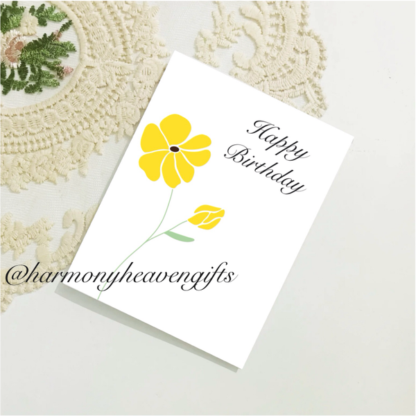 Sunflower Birthday Card