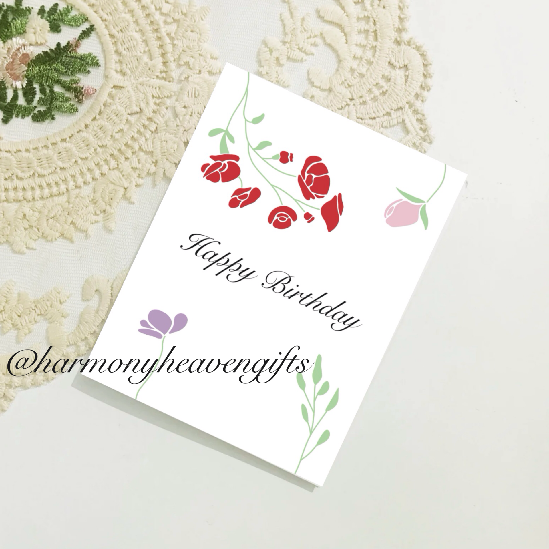 Flower Bundle Birthday Card