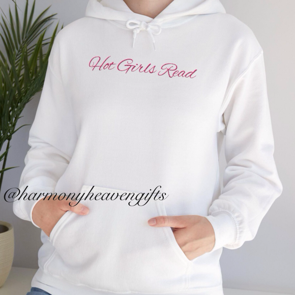 Embroidery Hot Girls Read Hoodie
