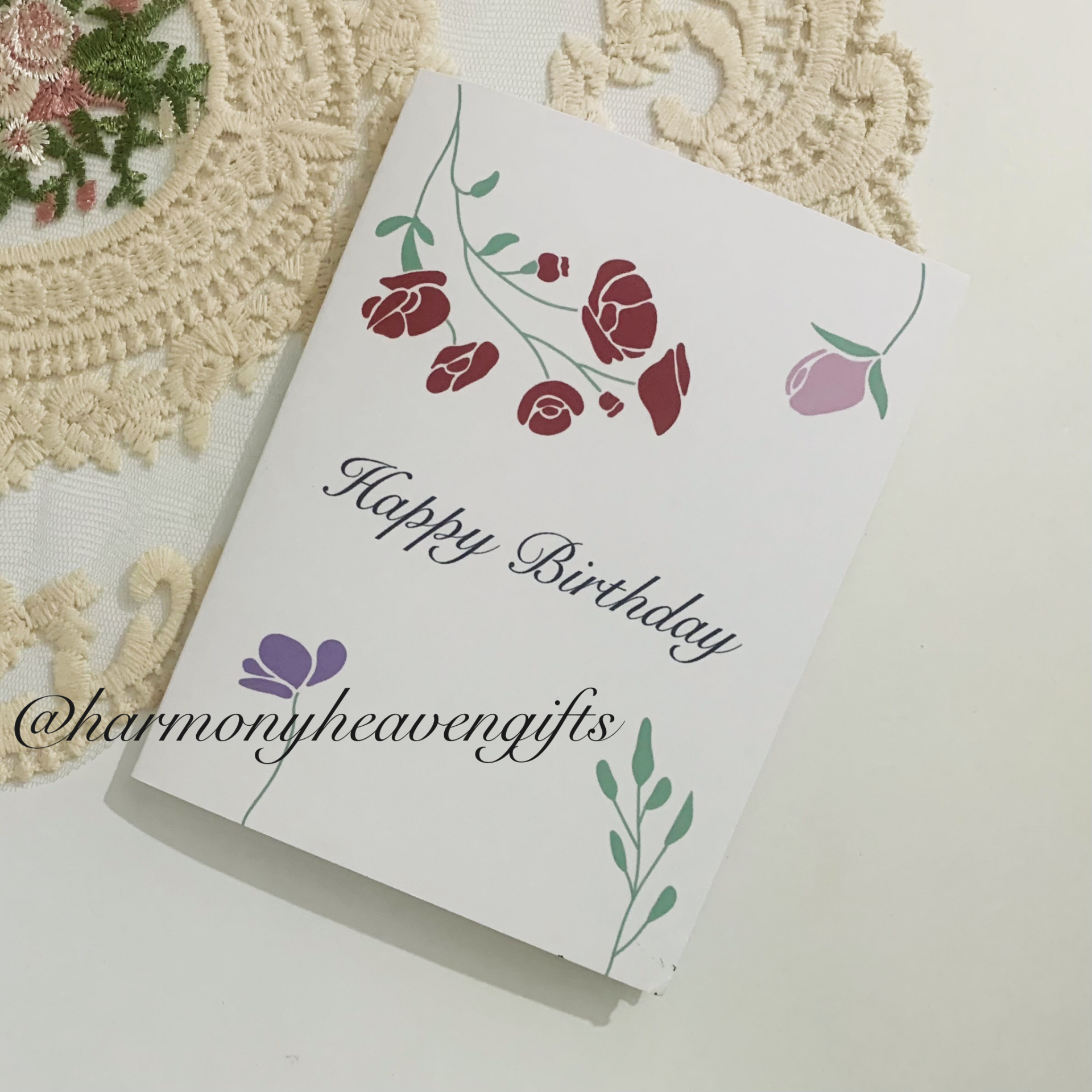 Flower Bundle Birthday Card