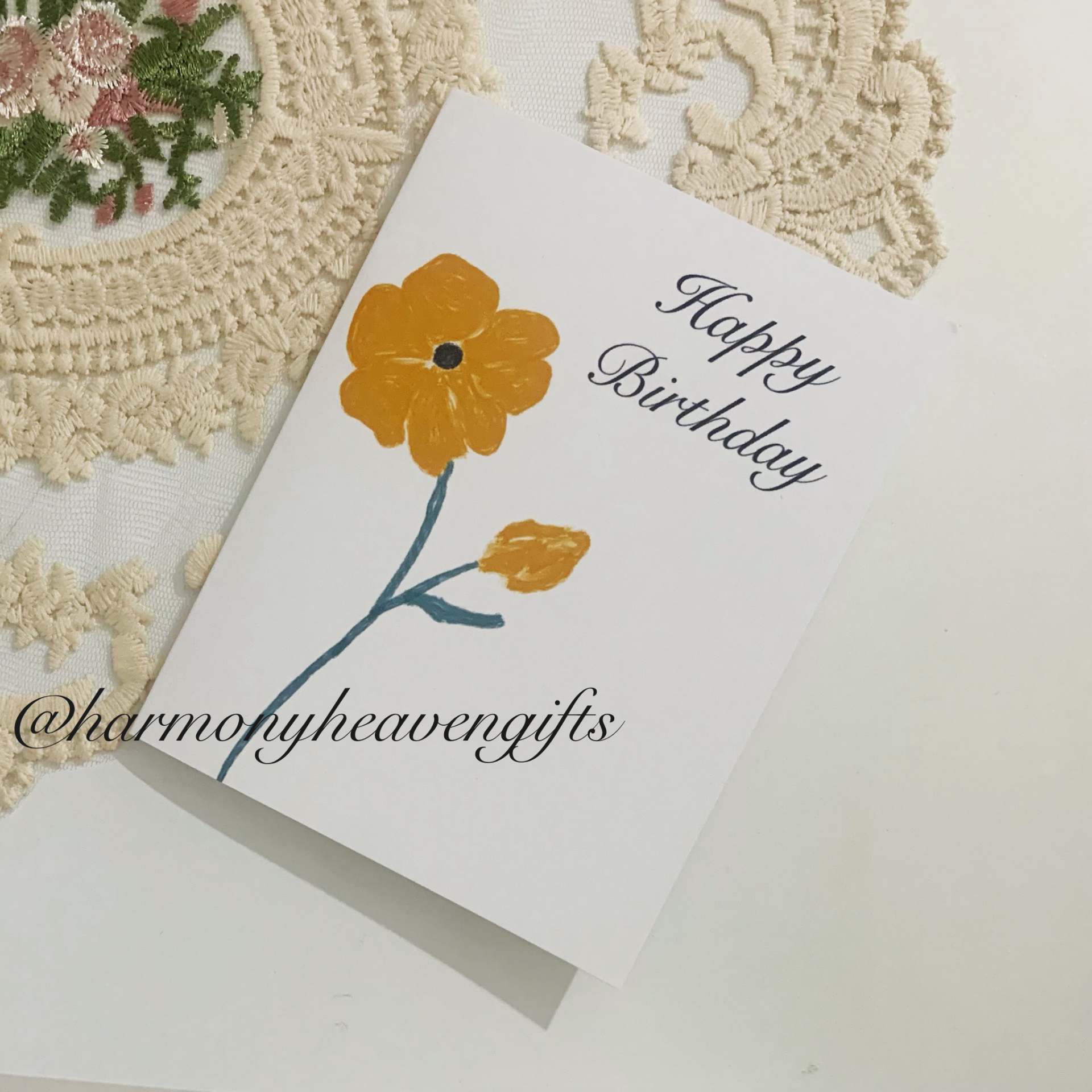 Sunflower Birthday Card