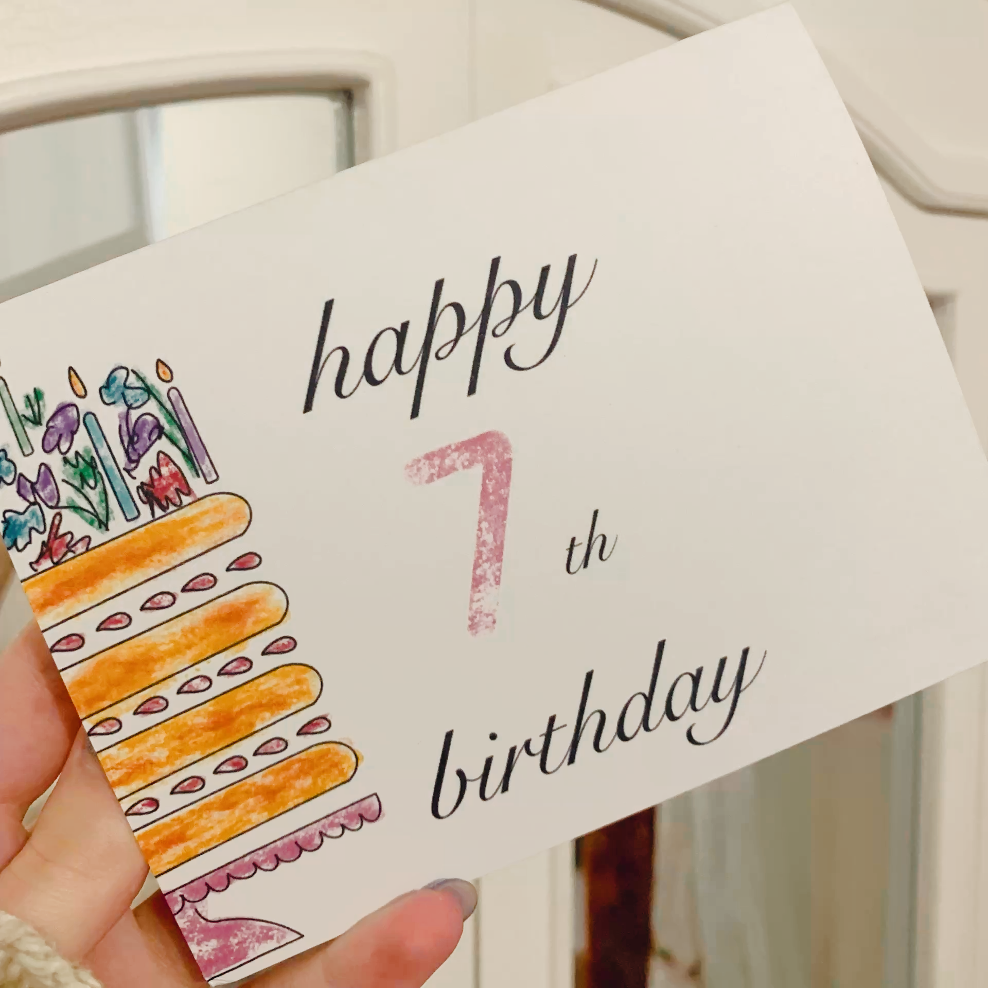 Birthday Cake Card