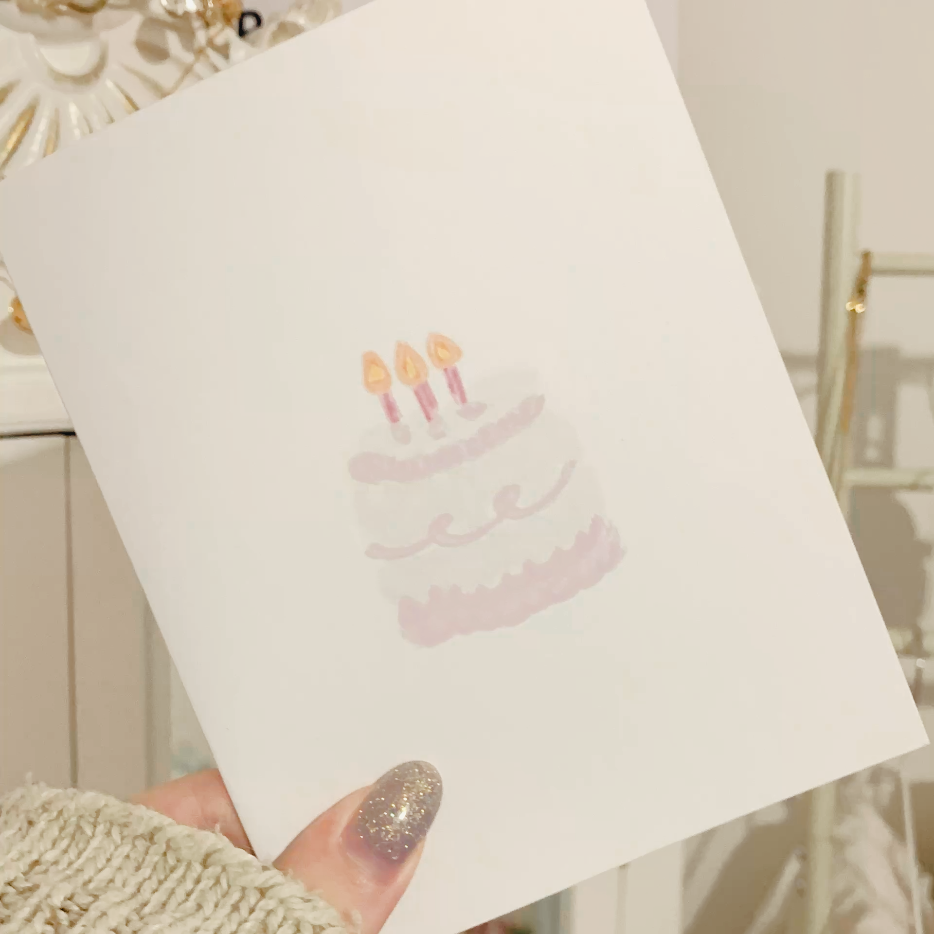 It Girl Cake Birthday Card