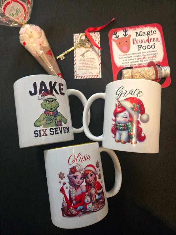 Children's character named Christmas set