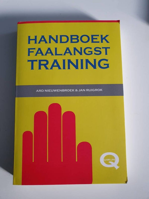 Handboek Faalangst training; Ard Nieuwenbroek & Jan Ruigrok