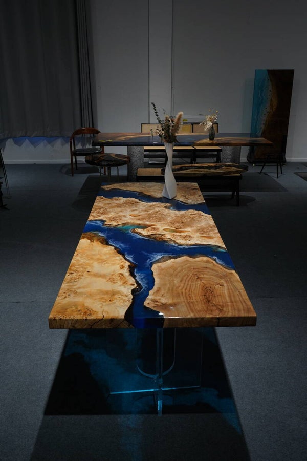 ''Coral reefs'' table 200x80 cm