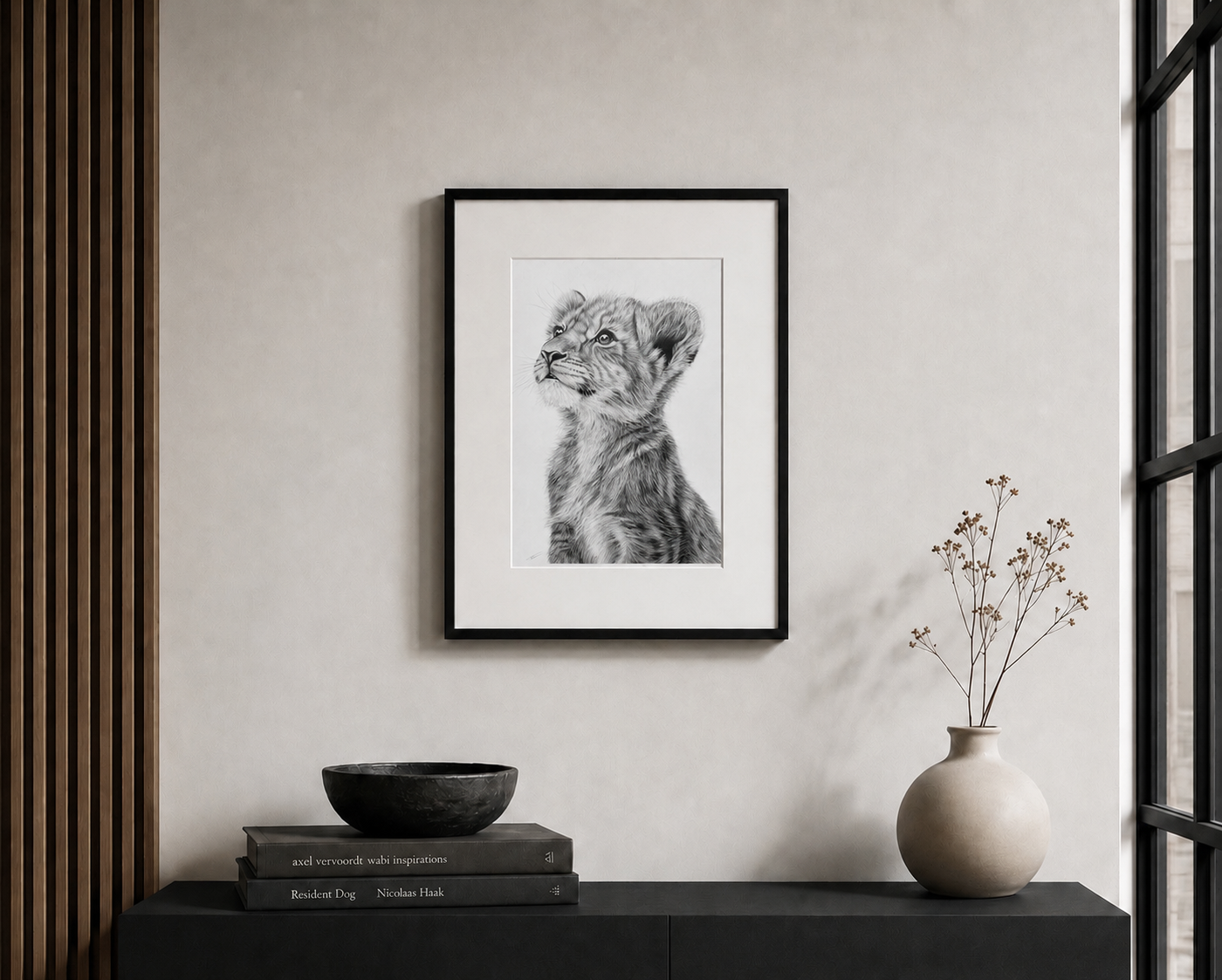Welpje - Limited Edition A4 Kunstprint