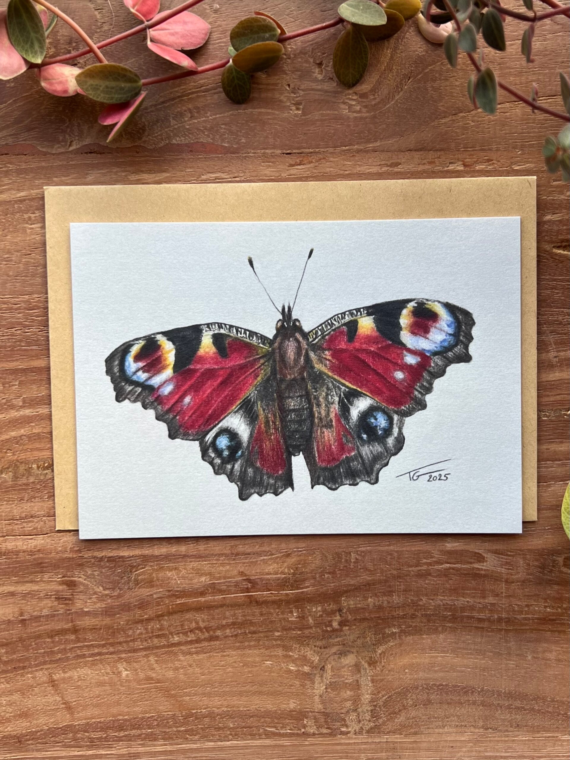 Wenskaartje | Vlinder