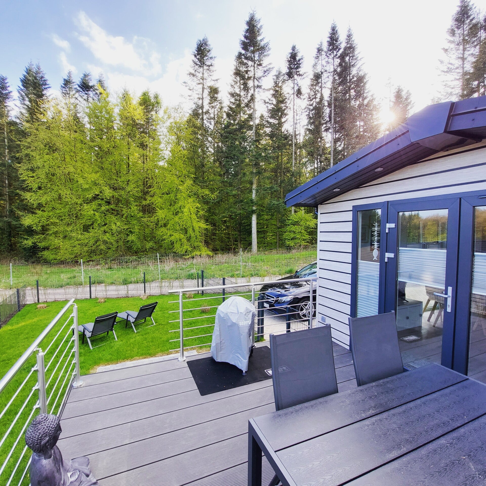 Ferienhaus mit Garten