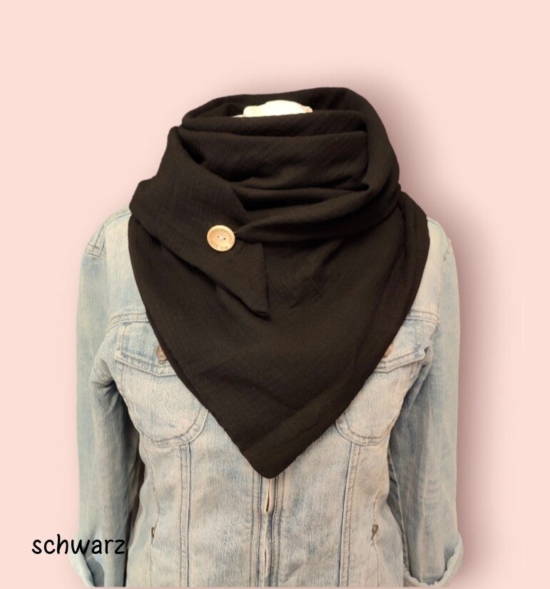 Musselin Wickelhalstuch