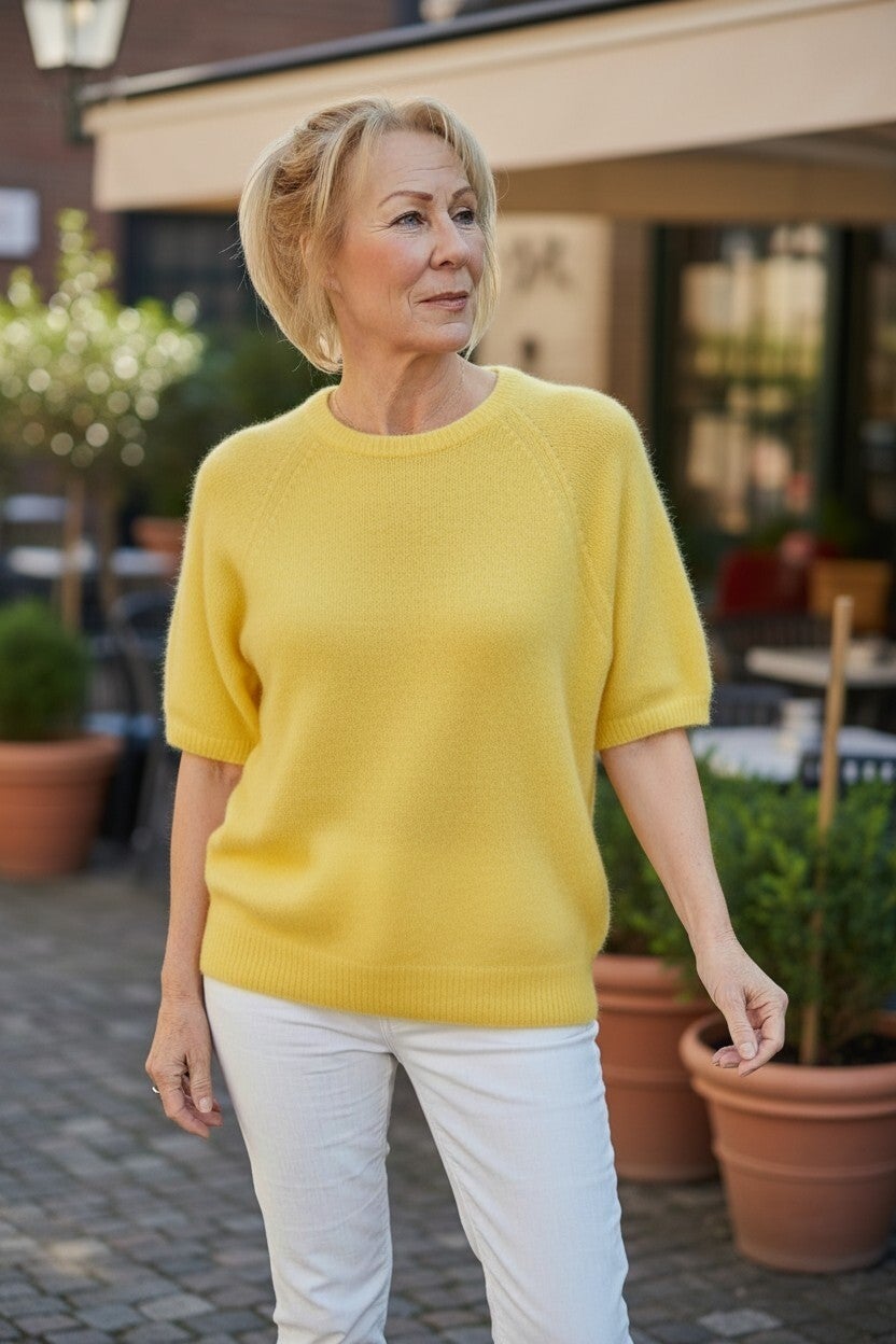 Trui met korte mouw Alpaca 5 kleuren