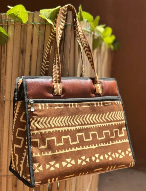 Sac cabas Bogolan "Tradition & Élégance"