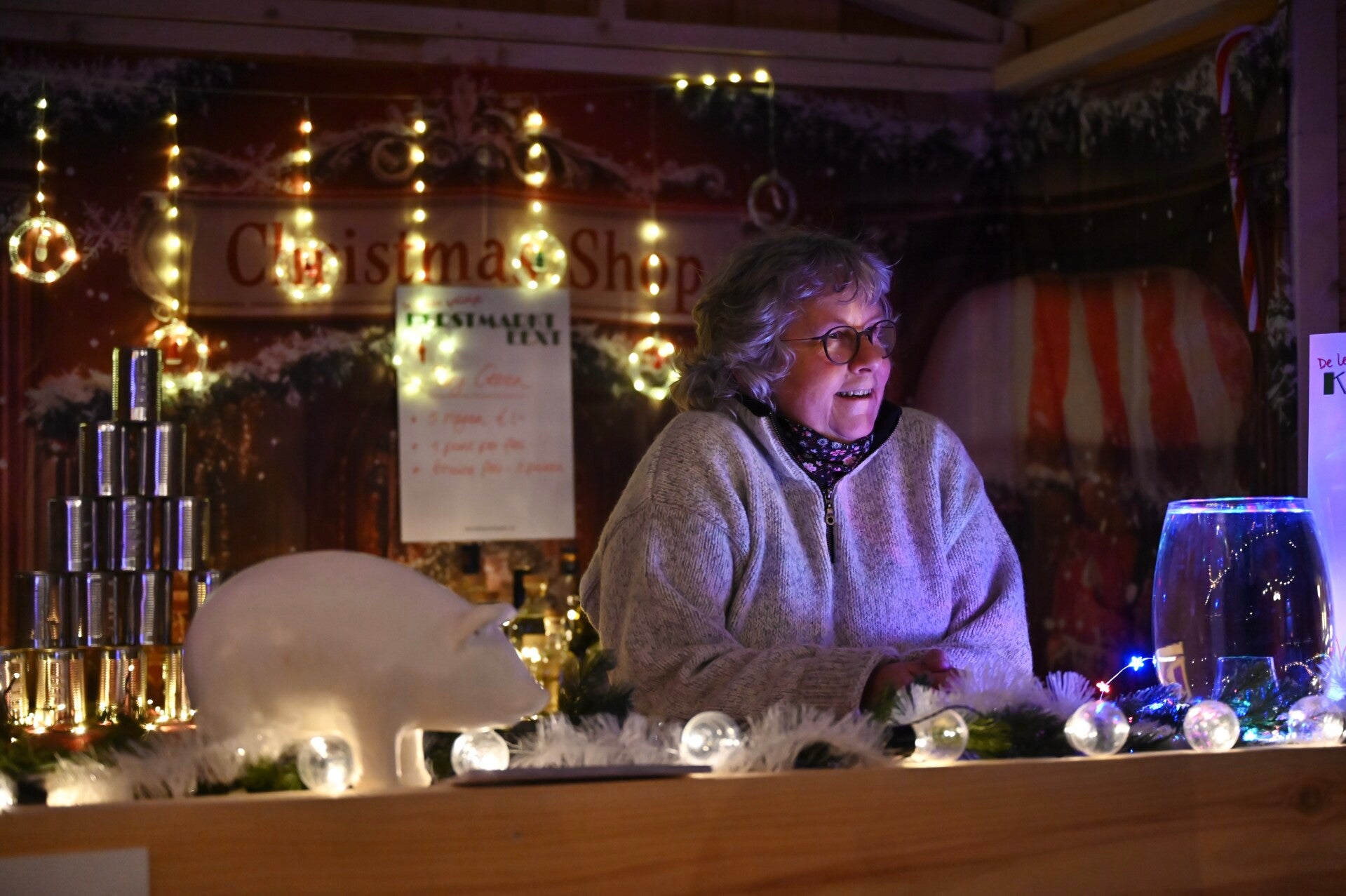 Sfeervolle kerstmarkt