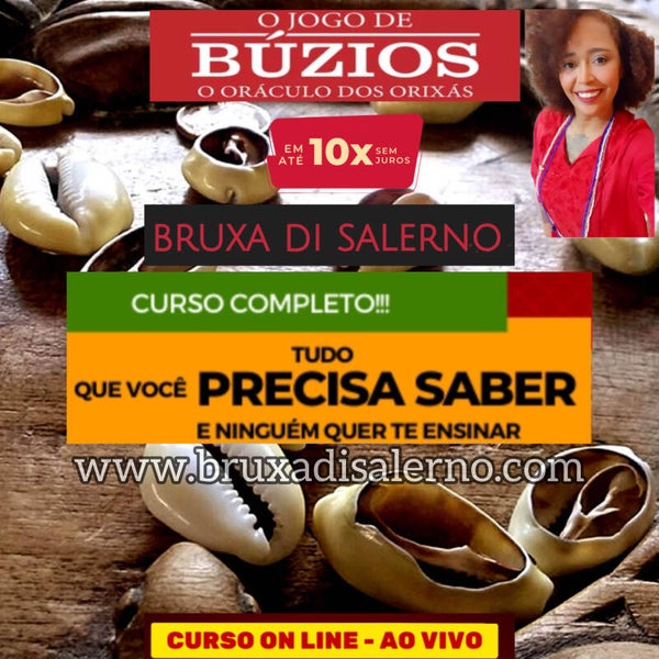 Formação Completa em Jogo de Búzios: Método Espiritualista conduzido por Bruxa di Salerno 1500 reais ou 300€