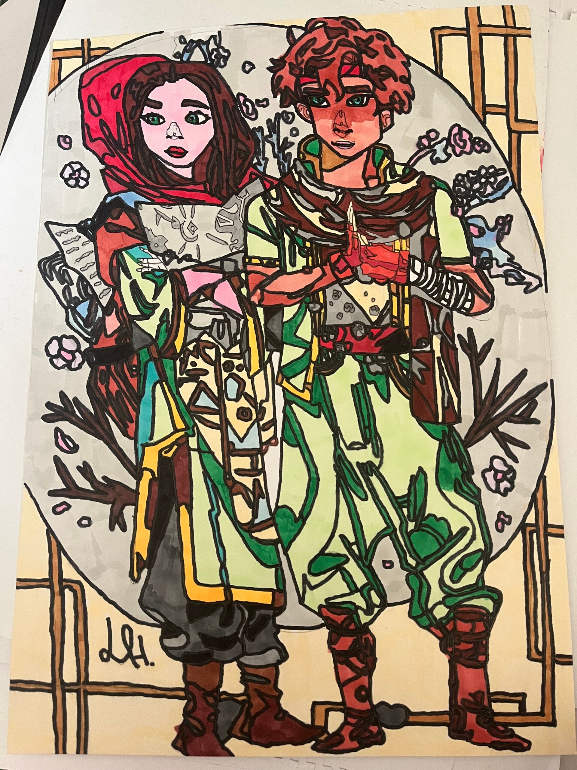 Verliebtes Pärchen auf Reise