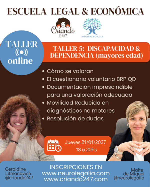 Taller 5 · Discapacidad y dependencia en personas adultas