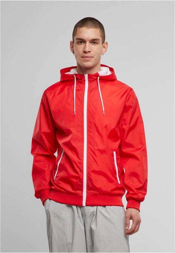 Windbreaker red/white OHNE DRUCK