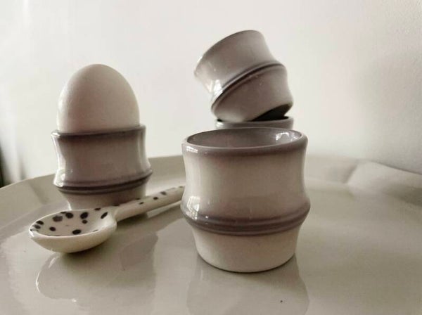 Vintage eierdopjes set van 4 Goebel, West Germany eierdopjes