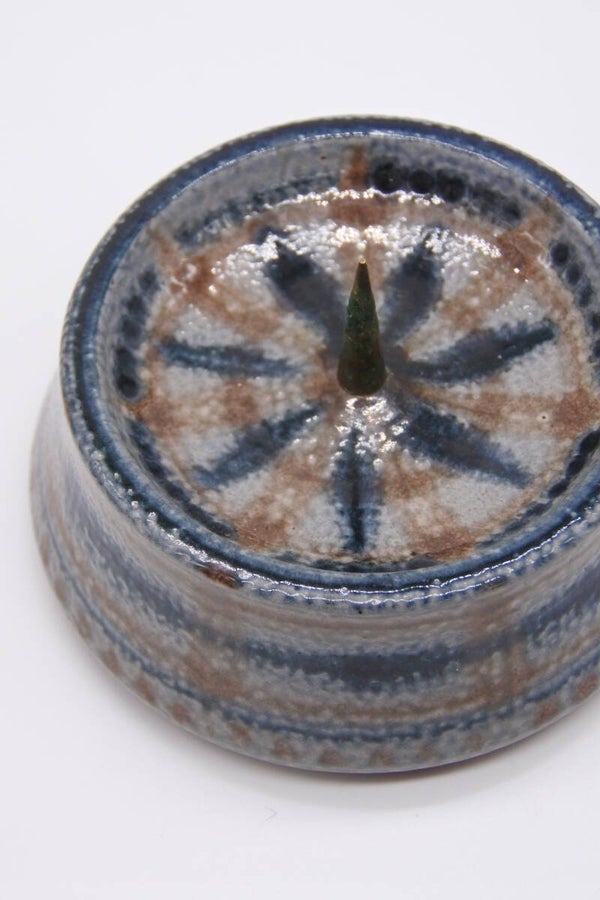 Vintage Kingo Denmark kandelaar met prachtig patroon