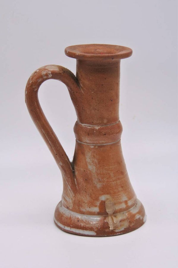 Vintage kandelaar in terracotta