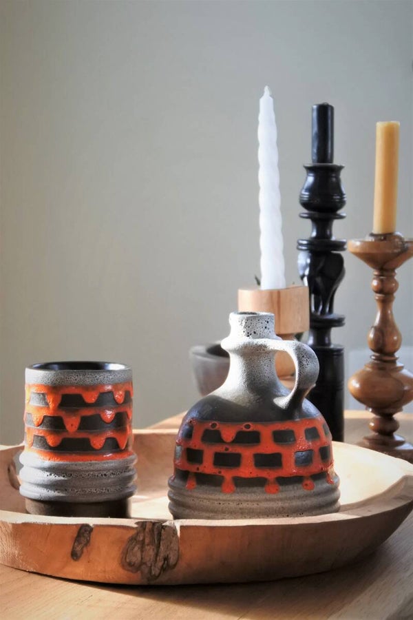 Vintage Carstens Tönnieshof West Germany vazen 4099 & 2919