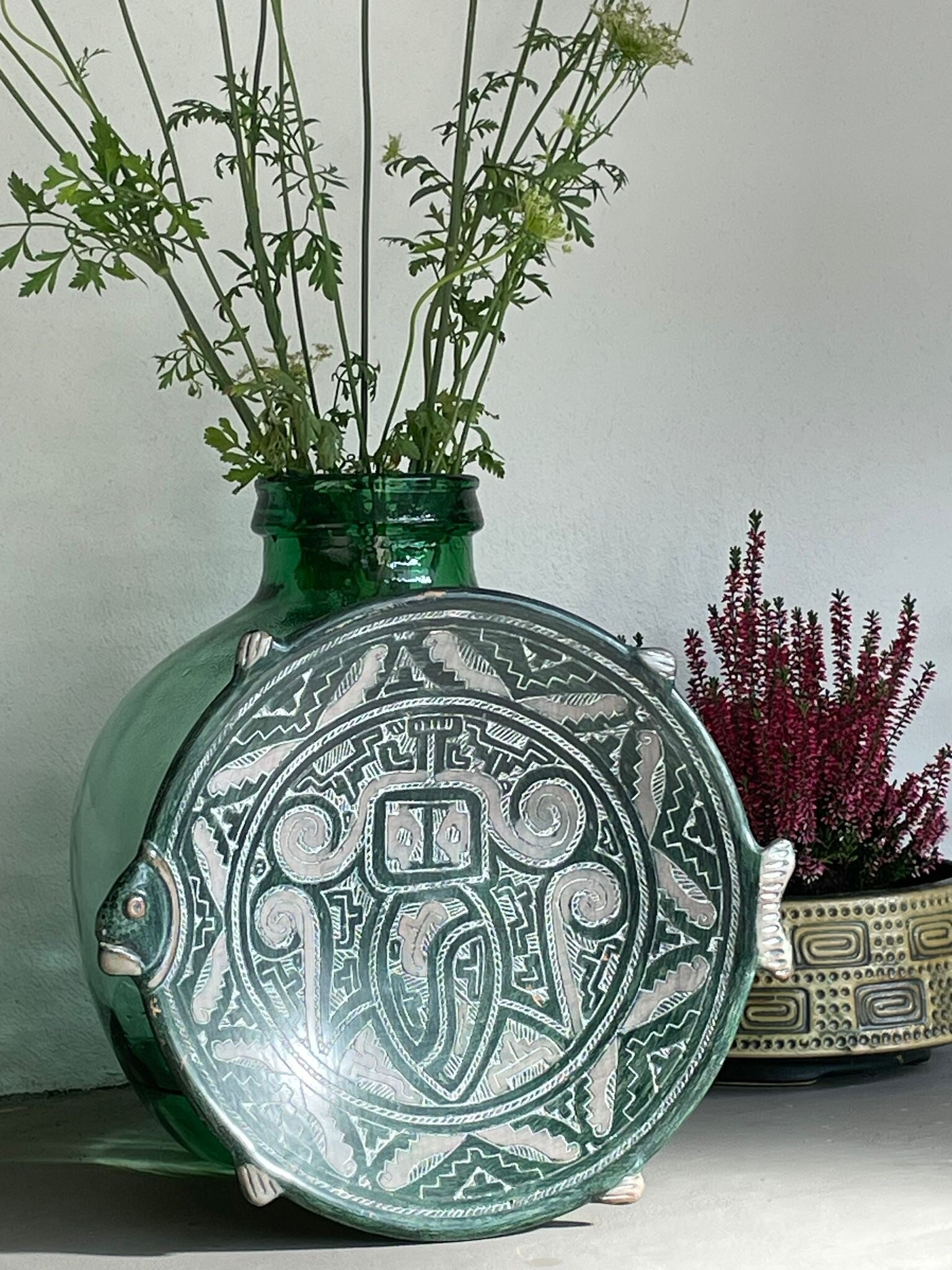 Vintage wandbord Big Fish