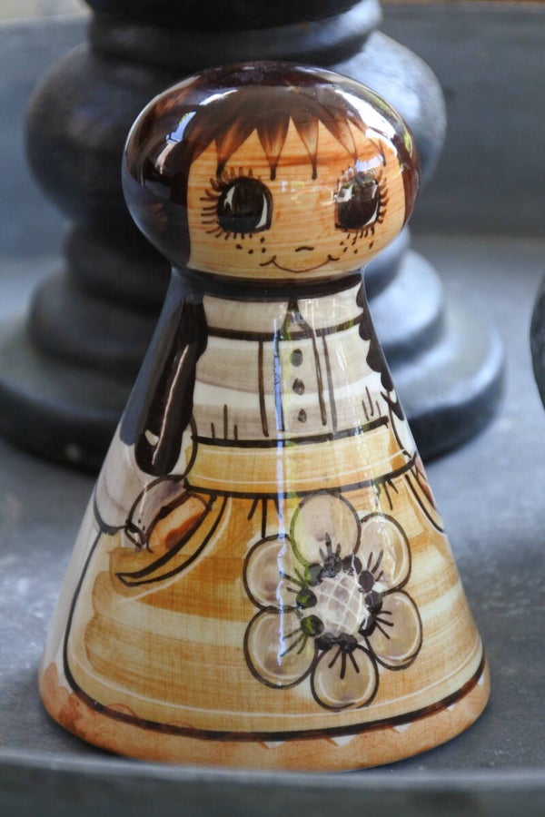 Vintage Jersey Pottery spaarpot Cowgirl