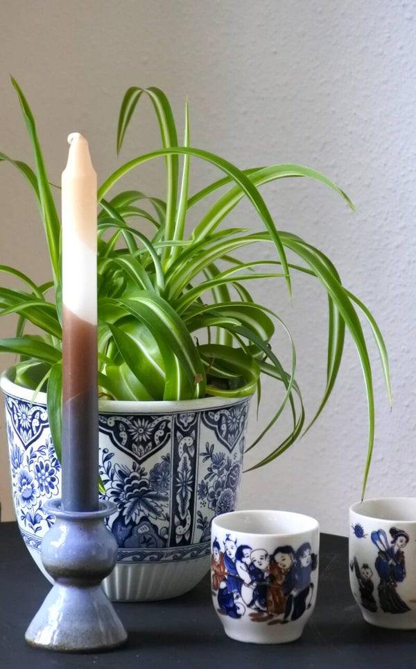 Vintage Boch Belgium bloempot decor Delfts M16