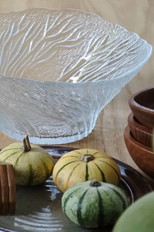 Vintage 70's design schaal Pertti Kallioinen - Lasisepät Mäntsälä 'Metsa'