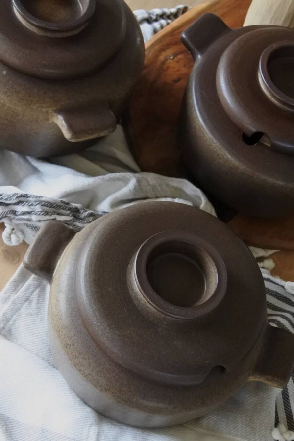 Vintage Dutch Pottery serveer - dekschalen Zaalberg Holland