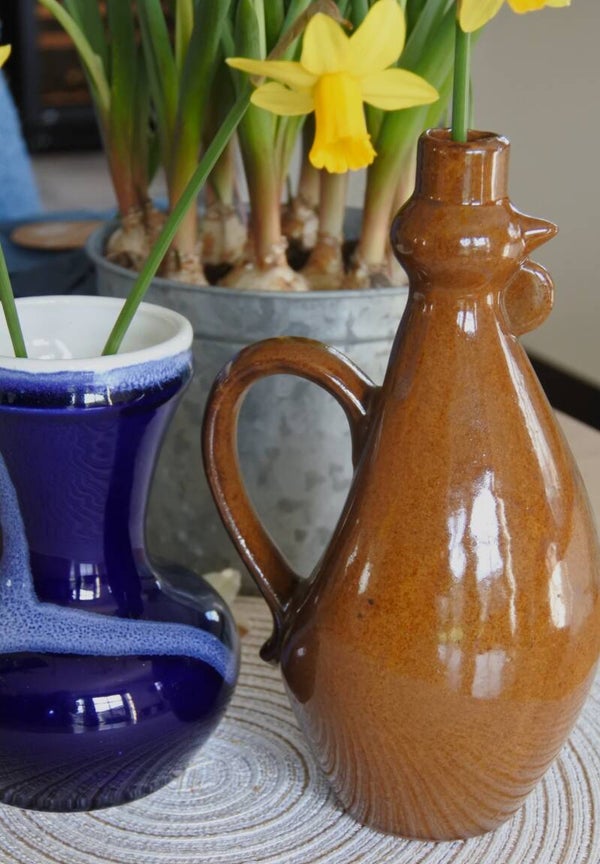 Vintage karaf - kandelaar - vaasje vaasje chickie