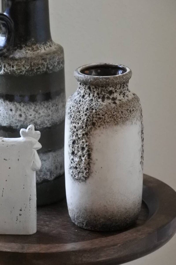 Vintage bruisglazuur vaas Scheurich West Germany