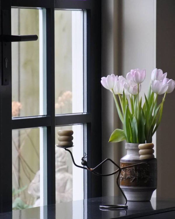 Vintage kandelaar ballerina Laurids Lønborg Denemarken