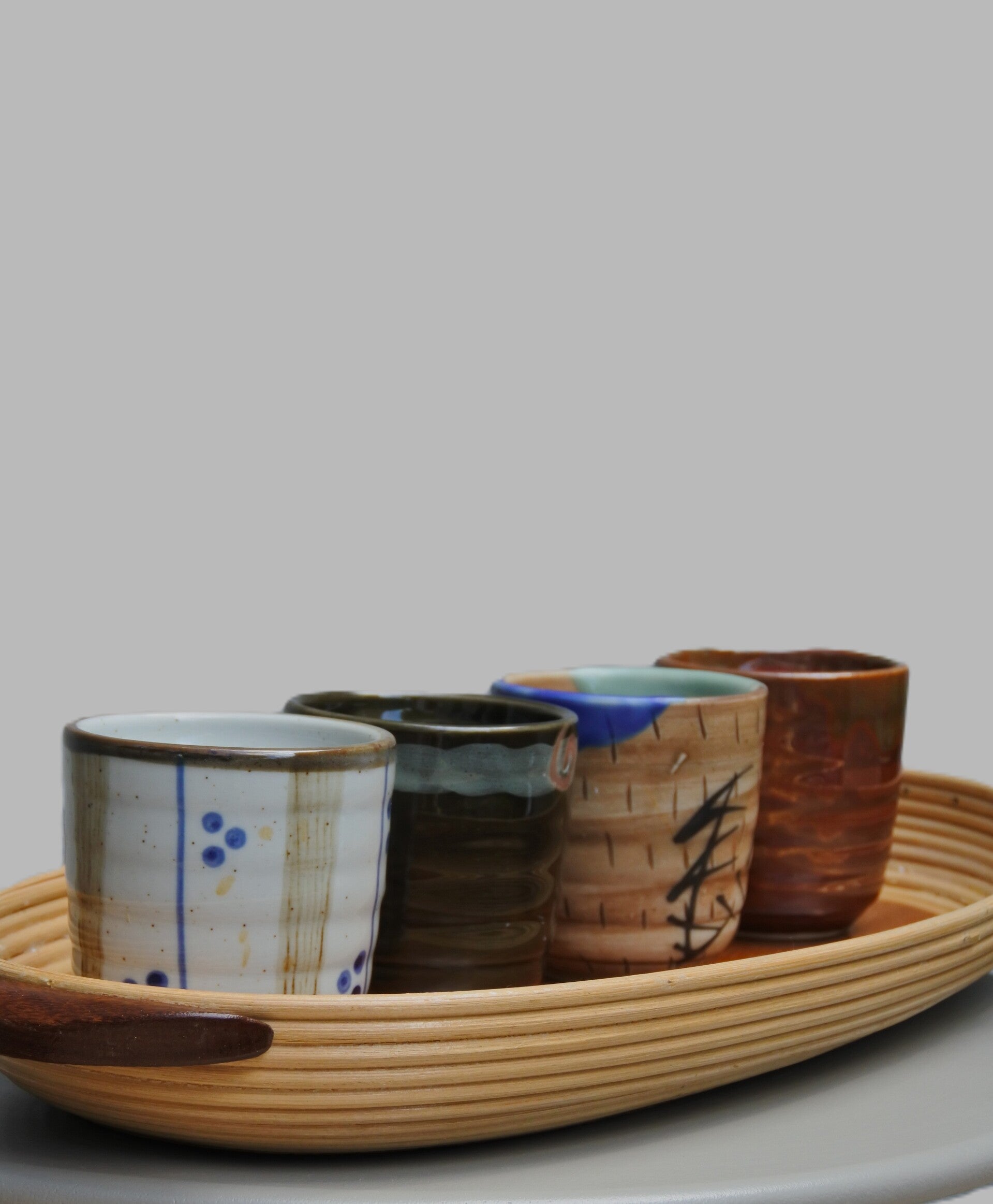 Vintage Japanse sake - koffiemokjes set