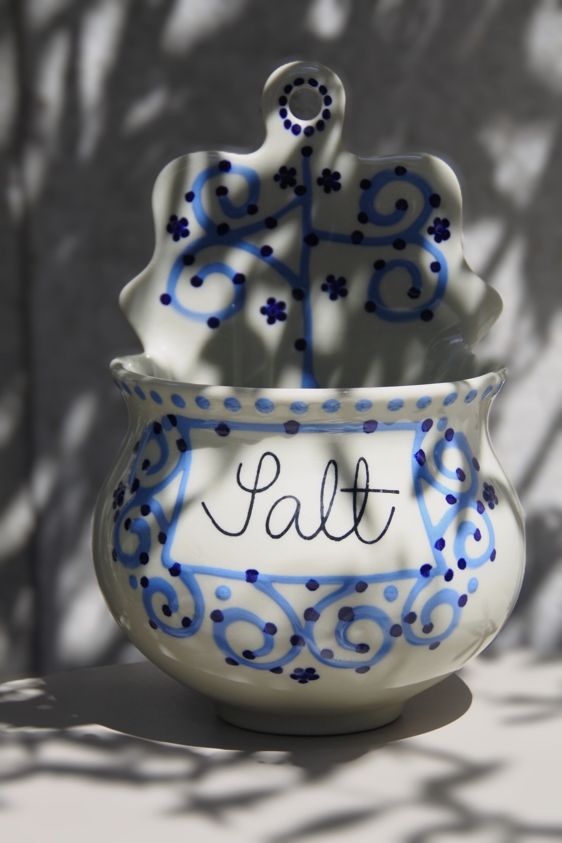 Vintage Rörstrand Sweden Marianne Westman hangende zoutpot