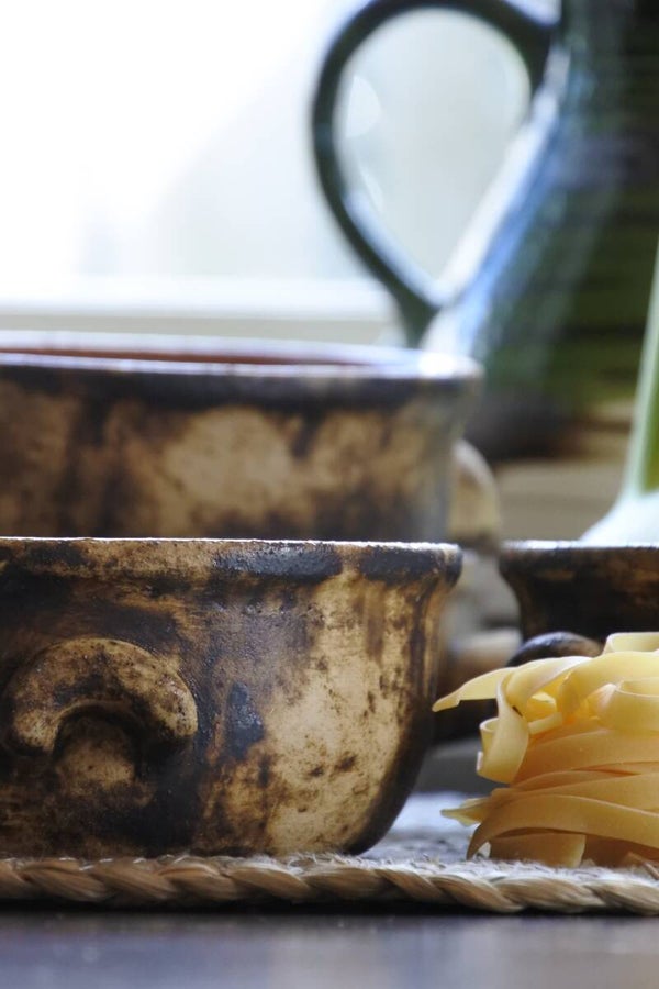 Vintage 4-delige soepkommen set robuust