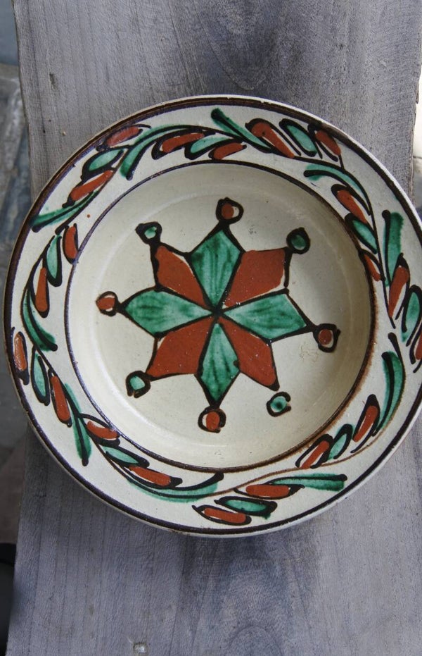 Vintage handbeschilderd wandbord
