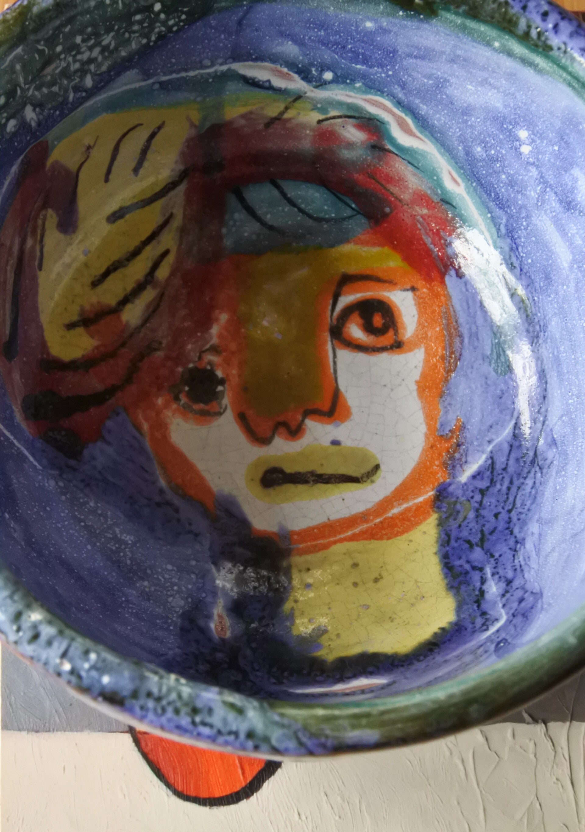 Vintage schaal Picasso