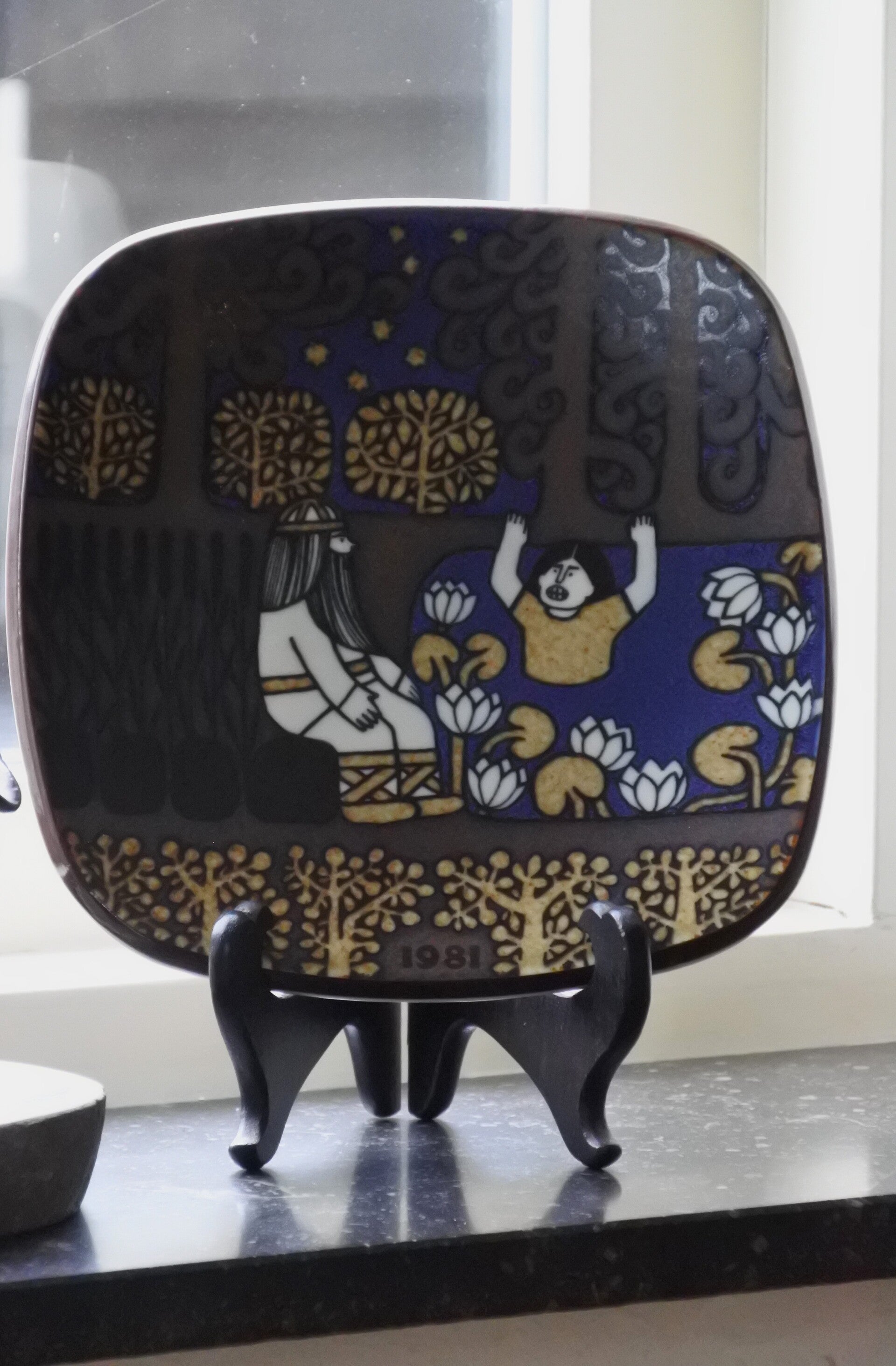 Vintage wandbord Arabia Finland Kalevala