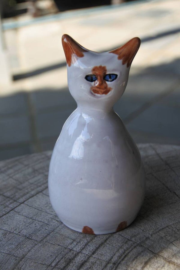 Vintage beeldje grumpy cat