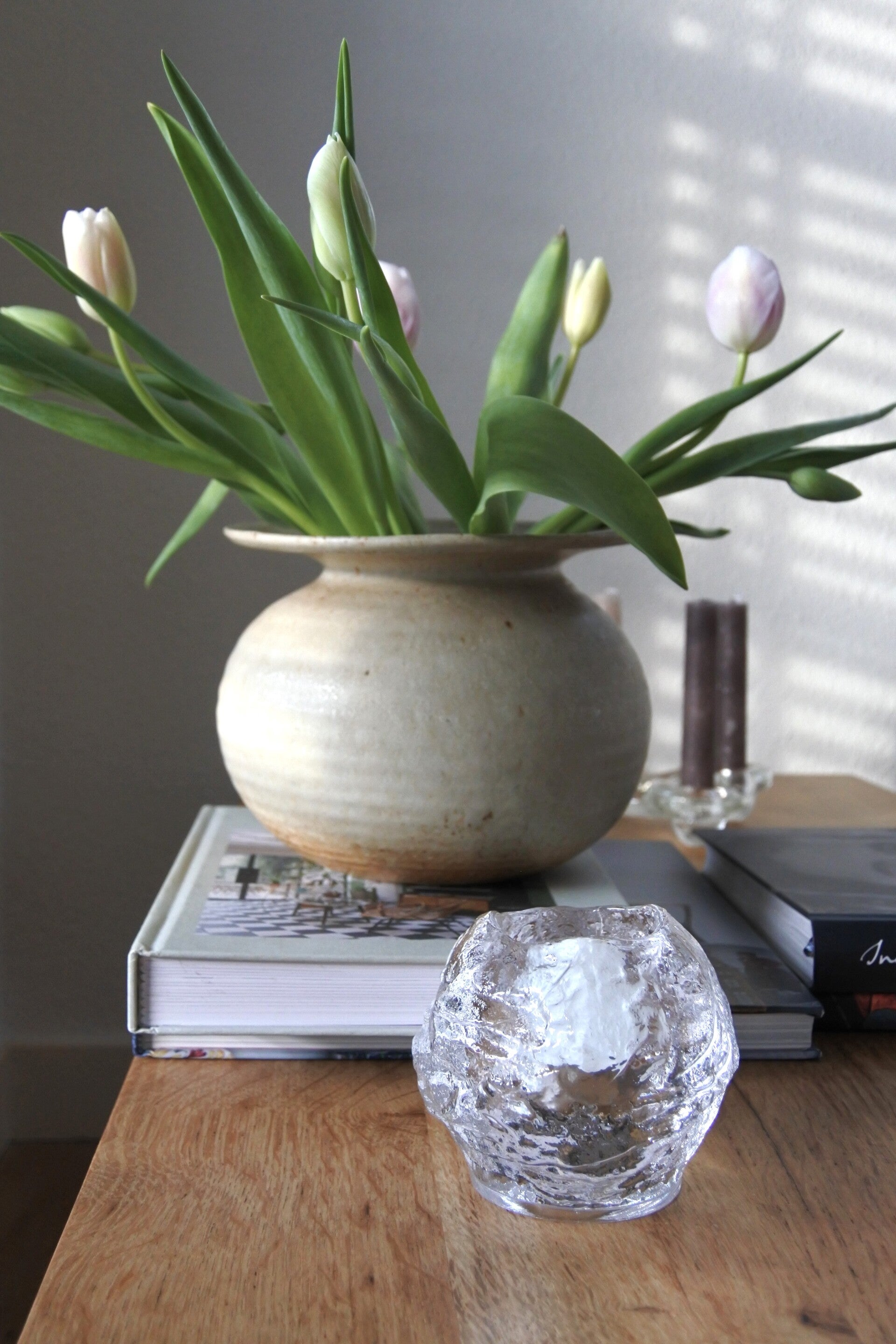 Vintage Kosta Boda Zweden kandelaar Snowball votive - design Ann Wärff